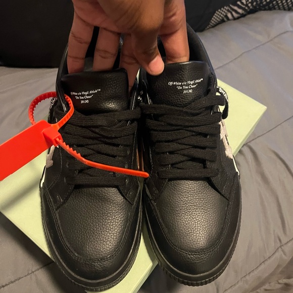 black, off white vulcanized low, size 41 - Picture 3 of 5